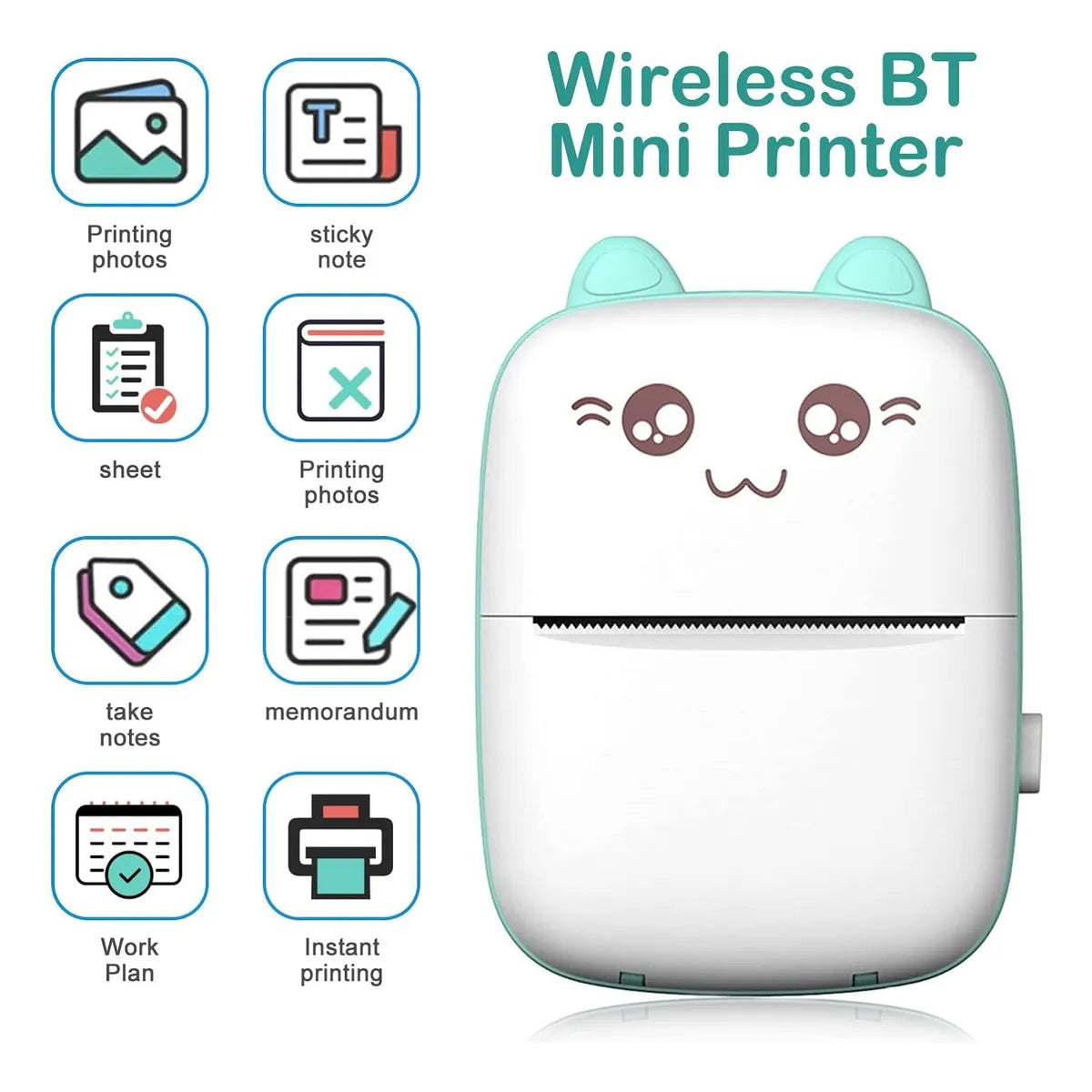 🧡 Mini Impresora Térmica Portátil