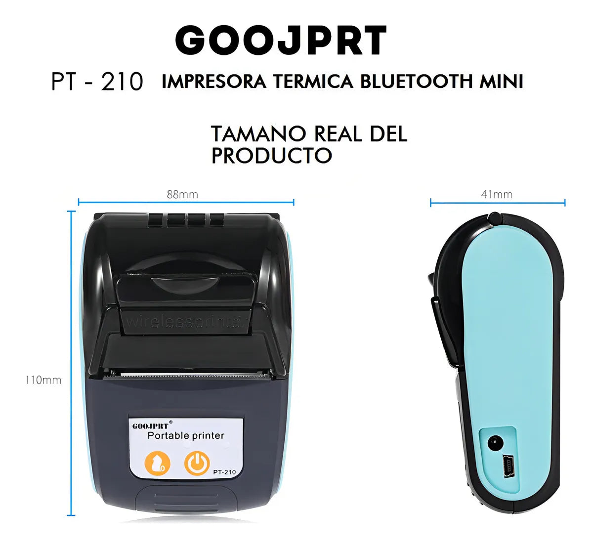 🔥 Impresora Térmica Portátil Goojprt PT-21