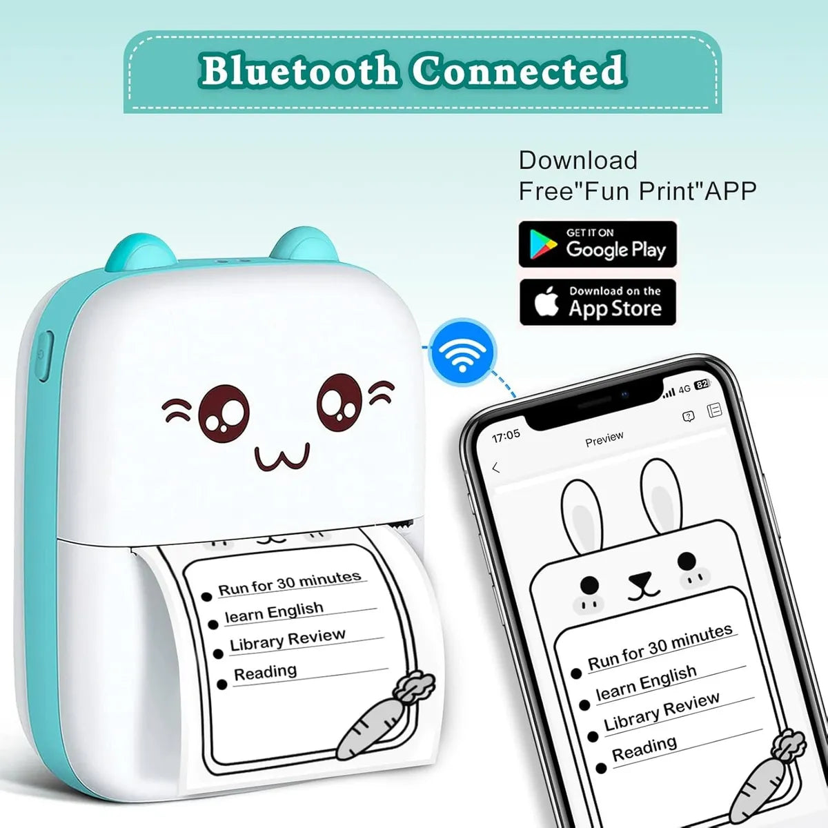 🧡 Mini Impresora Térmica Portátil