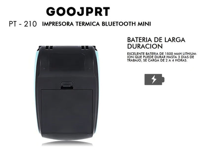 🔥 Impresora Térmica Portátil Goojprt PT-21