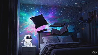 Proyector Astronauta Galaxy 360° 👨‍🚀
